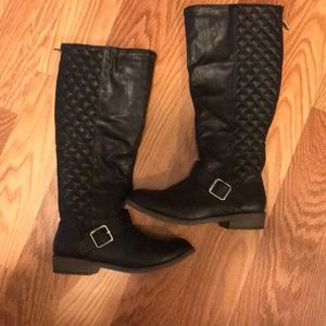 Madden Girl Black Boots
